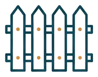 Icon hàng rào, cổng sắt