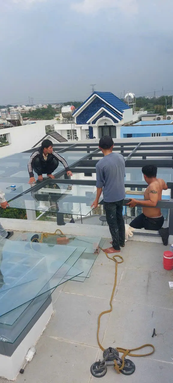 Ảnh thực tế mái hiên mẫu 6